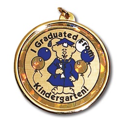 Holographic Medallion - I Graduated From Kindergarten