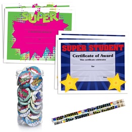 180-piece Mega Award Set - Super Student