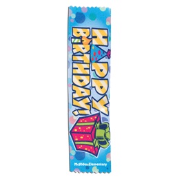 Full-color Custom Ribbon - Happy Birthday