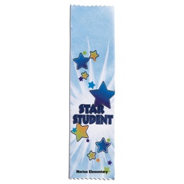 Full-color Custom Ribbon - Star Student