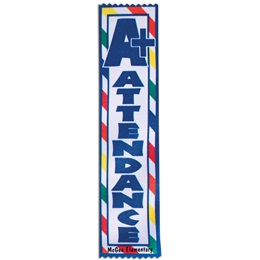 Full-color Custom Ribbon - A+ Attendance