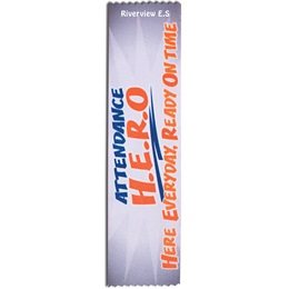 Full-color Custom Ribbon - Attendance H.E.R.O.