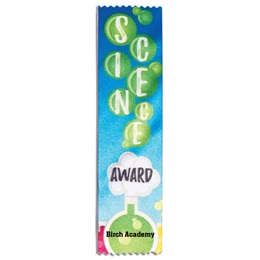 Full-color Custom Ribbon - Science Award