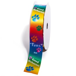 Award Ribbon Roll - "Paws" for Good Behavior