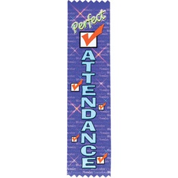 Award Ribbons - Perfect Attendance Checkmarks