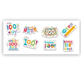 100th Day Stickers