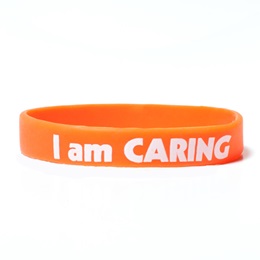 I Am Caring Silicone Wristband