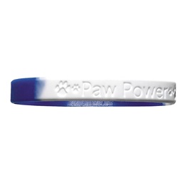 Engraved Silicone Wristband - Paw Power