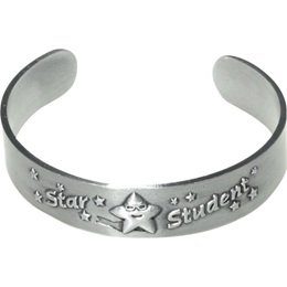 Metal Cuff Bracelet - Star Student