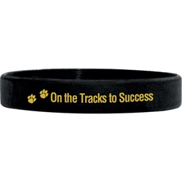 Rubber Wristband -On the Tracks to Success