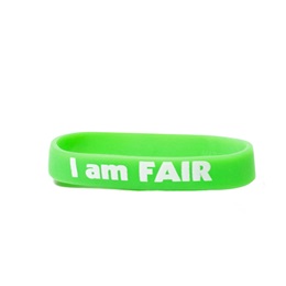 I Am Fair Silicone Wristband