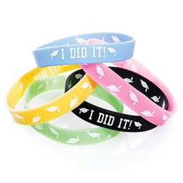 Two Way Wristband - I Did It Graduation