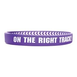 Two Way Wristband - On the Right Track Chevron