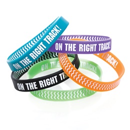 Two Way Wristband - On the Right Track Chevron