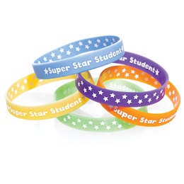 Two Way Wristband - Super Star Student, Assortment, 25/pkg