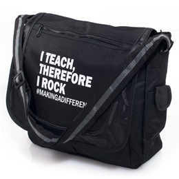 Messenger Bag - I Teach Therefore I Rock