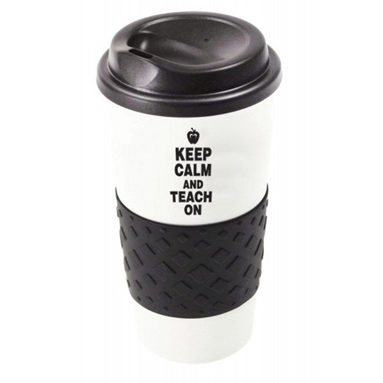 Travel Mug Keep Calm And Teach On It S Elementary