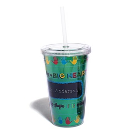 Personalized Tumbler - School Supplies