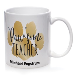 Personalized Mug - Pawsome Teacher