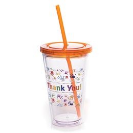 Tumbler - Thank You Handprints