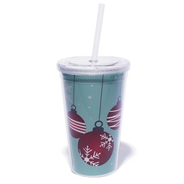 Deluxe Holiday Tumbler - Ornaments
