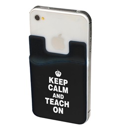 Mobile Device Pocket - Keep Calm and Teach On