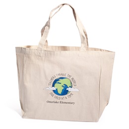 Full-color Custom Tote Bag - Teachers Change the World