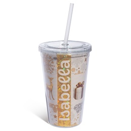 Personalized Tumbler - Reindeer