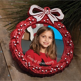 Photo Wreath Custom Ornament