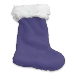 Blank Plush Christmas Stocking