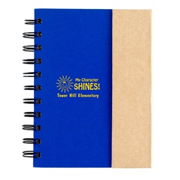 Small Spiral Notebook With Sticky Notes and Pen