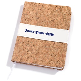 Cork Journal Notebook -2 Teach is 2 Touch Lives 4 Ever