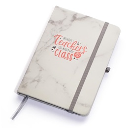 Without Teachers Life Would Have No Class Marbled Notebook