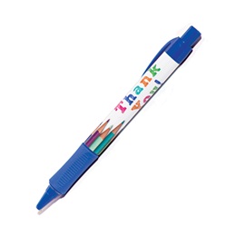 Blue Thank You Pen - Colored Pencils