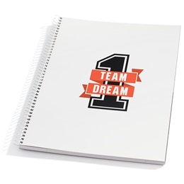 1-Subject Spiral Notebook - 1 Team 1 Dream