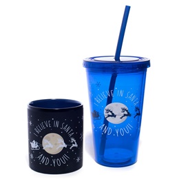 Mug and Tumbler Gift Set - I Believe in Santa