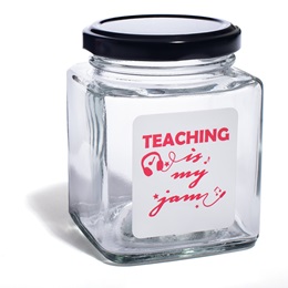 10 oz. Glass Container - Teaching is My Jam