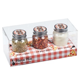 3-Piece Custom Pizza Seasoning Gift Set