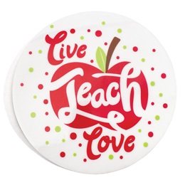 Appreciation Window Cling - Live, Teach, Love