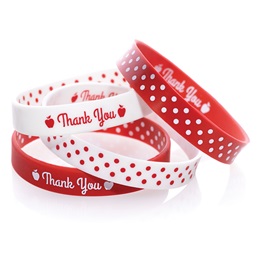 Two Way Wristband - Thank You Polka Dots