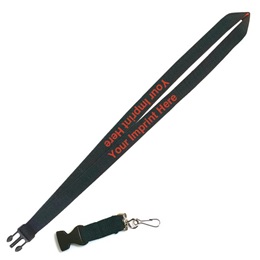 5-Day Service Custom Neck Strap With Swivel Snap and Take-Apart Buckle