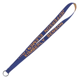 Personalized Neck Strap With Split Ring