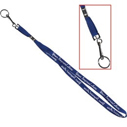 Custom Lanyard with Split Ring and Swivel Snap