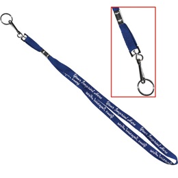 Neck Strap With Split Ring and Swivel Snap