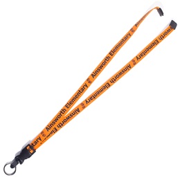 Custom Lanyard with Swivel Hook and Breakaway Back