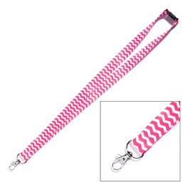 Neon Neck Strap - Chevron