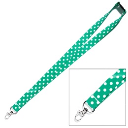 Neon Neck Strap - Polka Dots