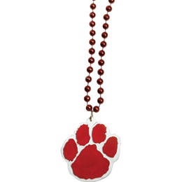 Red Paw Medallion Necklace