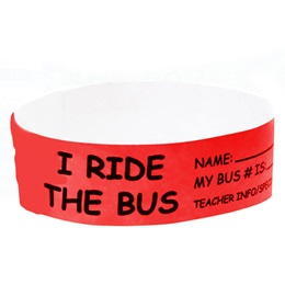 I Ride the Bus Wristband