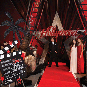 hollywood themed dance decor